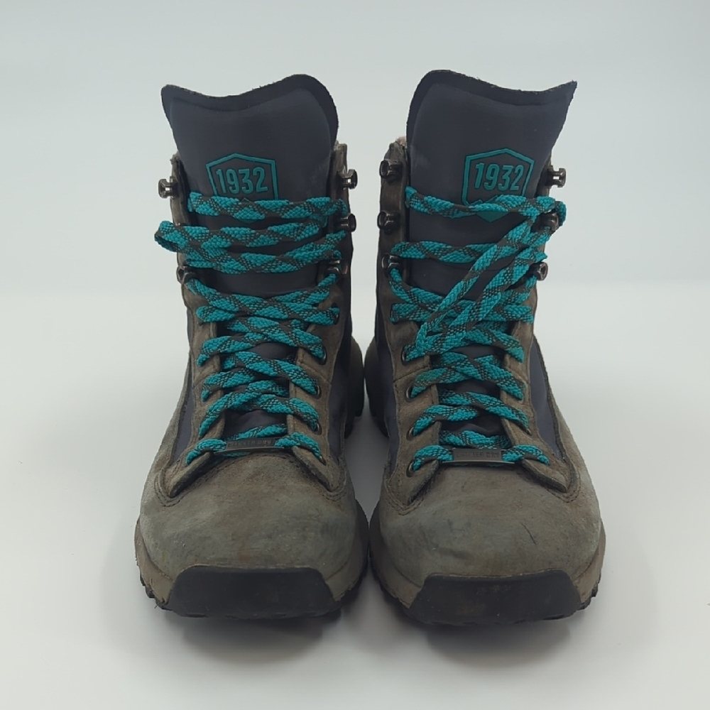 DANNER Women's Explorer 650 5" Gray/Bright Blue Hiking Boots Waterproof Sz 6 - Picture 3 of 8